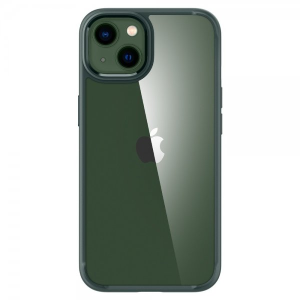 Spigen iPhone 13 -kuori Ultra Hybrid Midnight Green