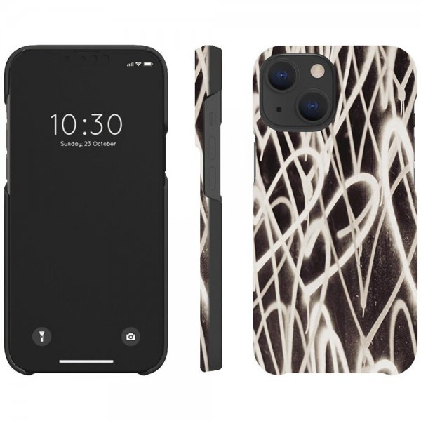 agood company iPhone 13 Kuori Kasvipohjainen Graffiti Heart Musta Valkoinen