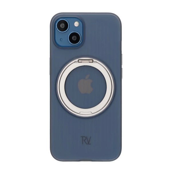 Rvelon iPhone 13/iPhone 14 kuoret käännettävällä MagSafe-jalustalla Harmaa
