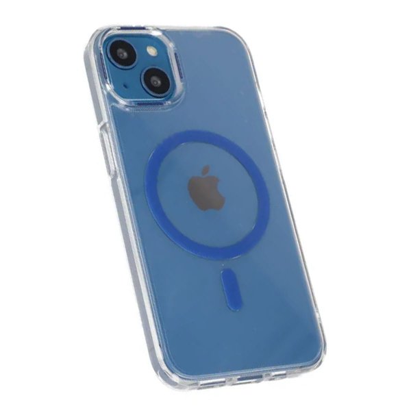 iPhone 13/iPhone 14 Kuori TPU MagSafe Sininen