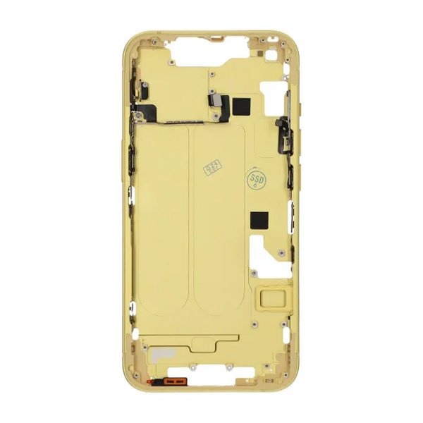 iPhone 14 Takakansi täydellä kehyksellä OEM - Keltainen