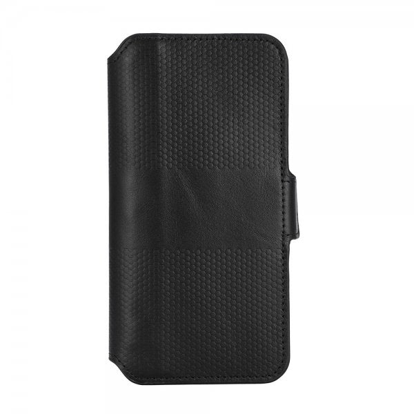 Krusell iPhone 14 Kotelo Leather PhoneWallet Musta