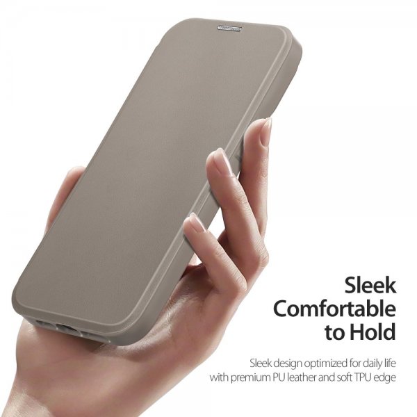 Dux Ducis iPhone 14 -kotelo, Skin X Pro Series MagSafe, khaki