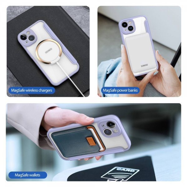 Dux Ducis iPhone 14 -kotelo Skin X Pro Series MagSafe, violetti