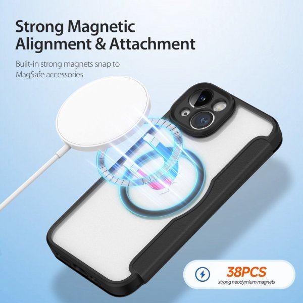 Dux Ducis iPhone 14 -kotelo Skin X Pro Series MagSafe, musta