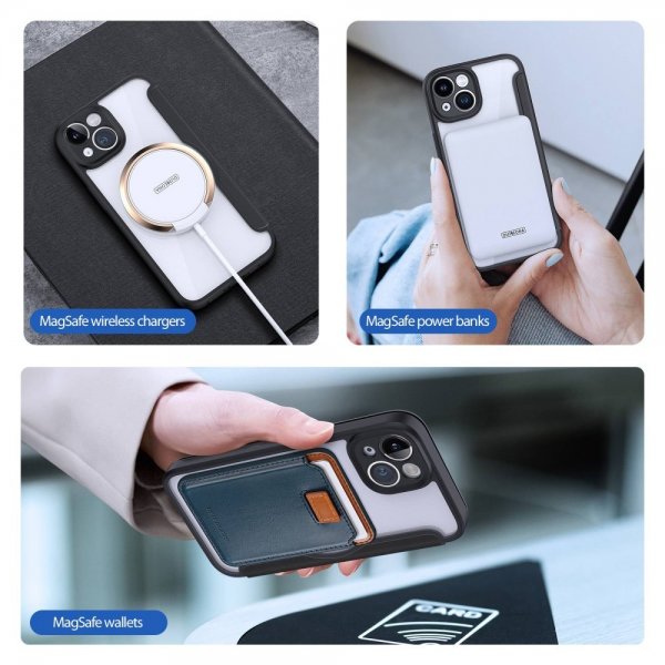 Dux Ducis iPhone 14 -kotelo Skin X Pro Series MagSafe, musta