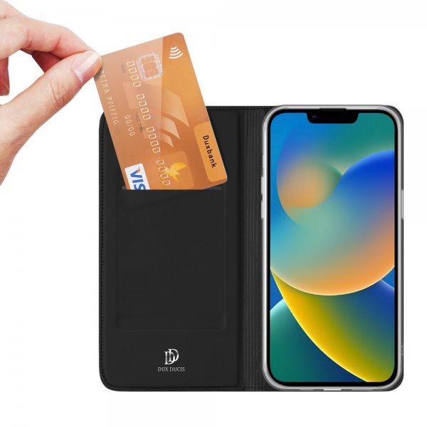 Dux Ducis iPhone 14 Plus -kuori, Skin Pro Series, musta