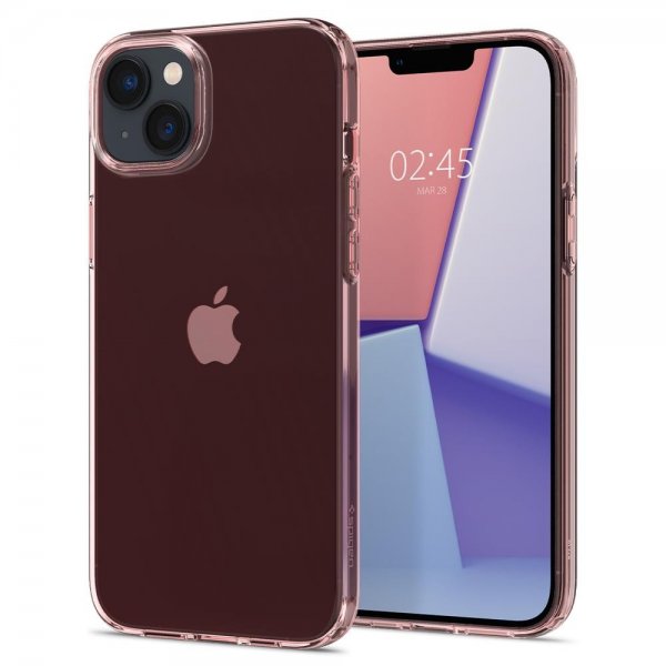 Spigen iPhone 14 Plus Crystal Flex -suojakuori, Rose Crystal