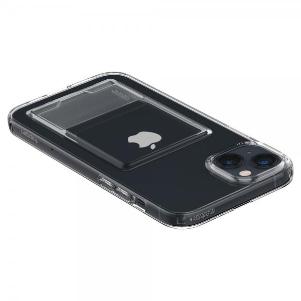 Spigen iPhone 14 Plus -suojakuori Crystal Slot Crystal Clear