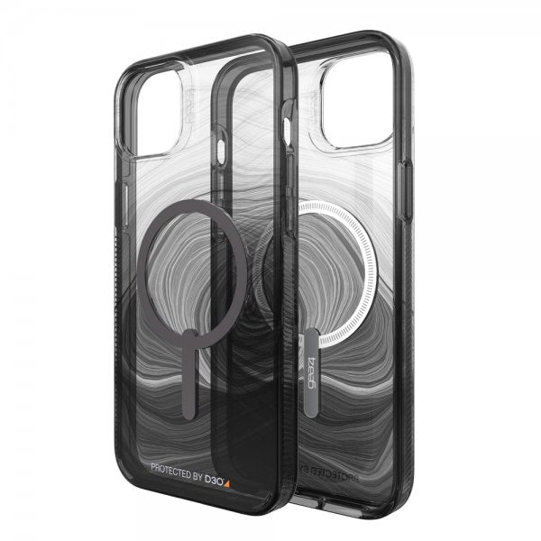 Gear4 iPhone 14 Plus Suojakuori Milan Snap Black Swirl