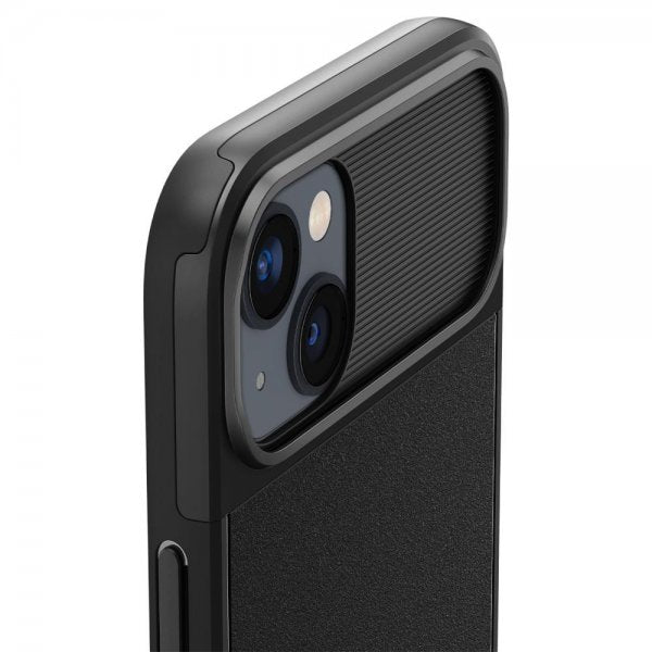 Spigen iPhone 14 Plus -suojakuori Optik Armor MagFit Musta