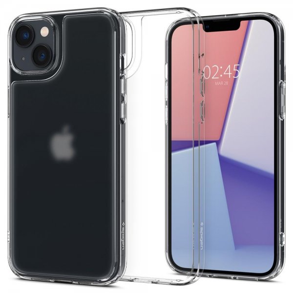 Spigen iPhone 14 Plus -suojakuori, Quartz Hybrid Matte Clear