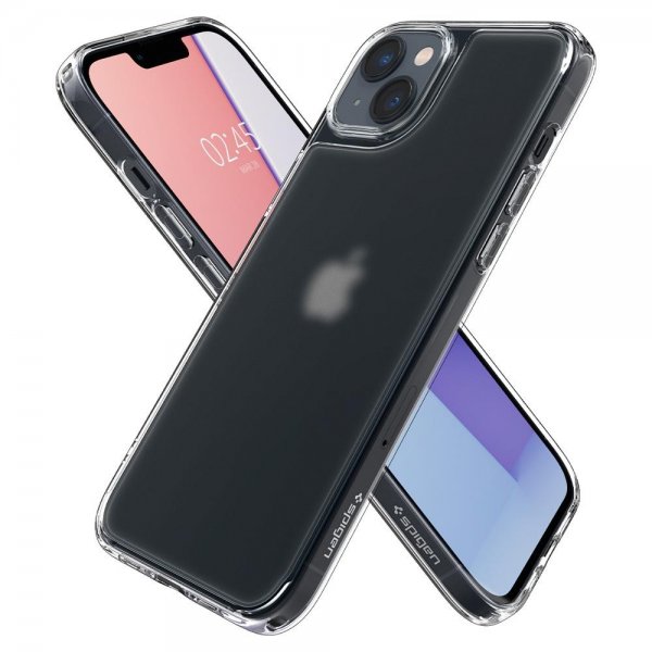 Spigen iPhone 14 Plus -suojakuori, Quartz Hybrid Matte Clear