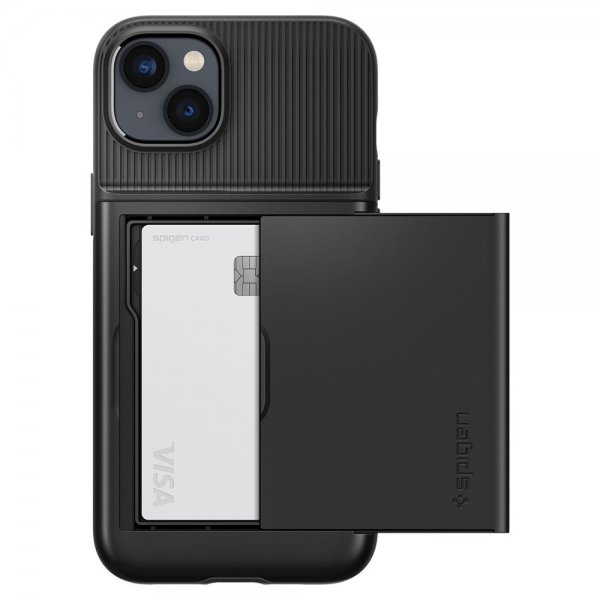 Spigen iPhone 14 Plus -kuori Slim Armor CS, musta