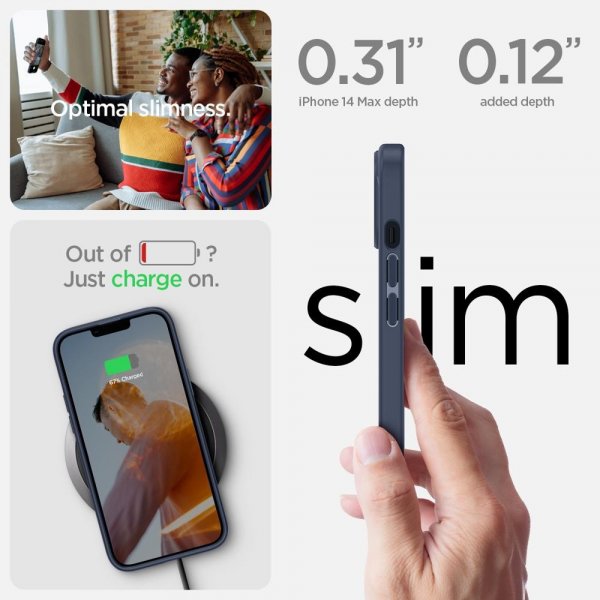 Spigen iPhone 14 Plus -suojakuori Ultra Hybrid Navy Blue