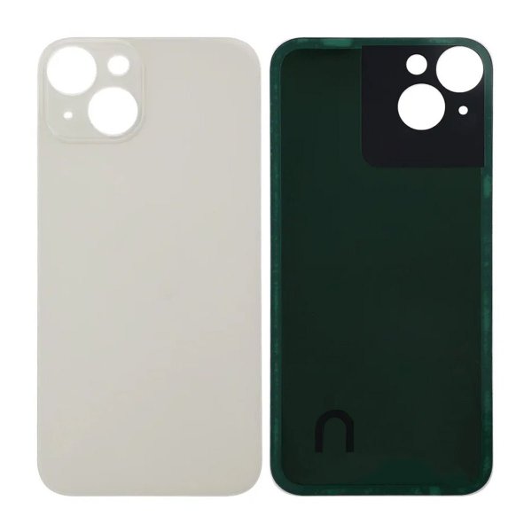 iPhone 14 Plus Takalasi teipillä - Valkoinen
