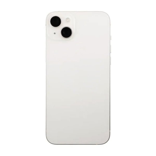 iPhone 14 Plus Takalasi täydellä rungolla - Valkoinen