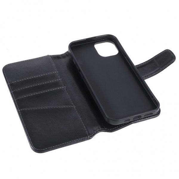 Nordic Covers iPhone 14 Plus -suojakotelo Essential Leather Raven Black