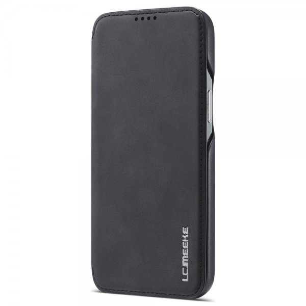 Lc.Imeeke iPhone 14 Plus Flip-suojakotelo musta