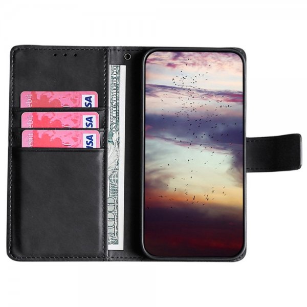 iPhone 14 Plus Krokotiilikuvioinen Kotelo Musta