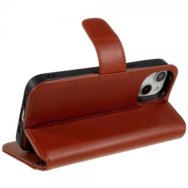 Nordic Covers iPhone 14 Plus -kotelo MagLeather Maple Brown