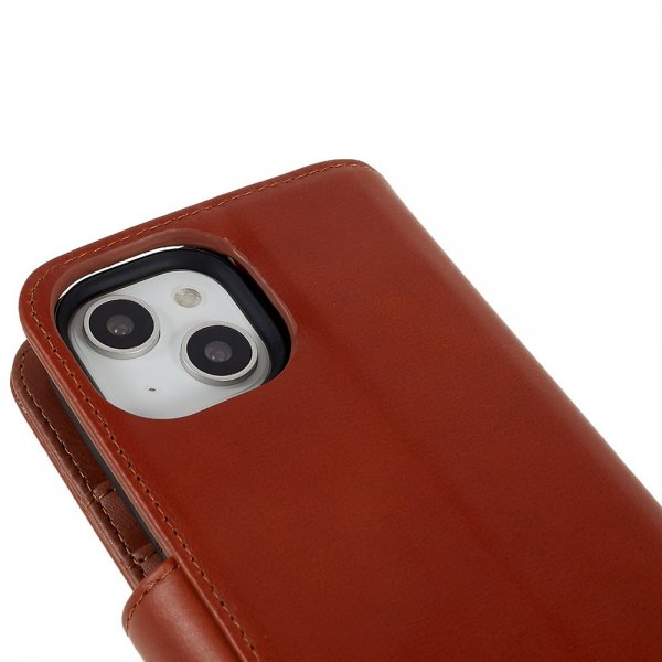 Nordic Covers iPhone 14 Plus -kotelo MagLeather Maple Brown