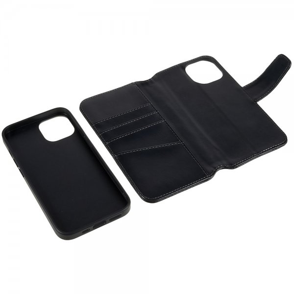 Nordic Covers iPhone 14 Plus -kotelo MagLeather Raven Black