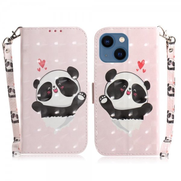 iPhone 14 Plus -kuoret, joissa on panda-sydänkuvio