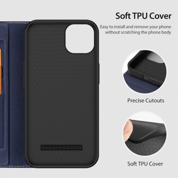 Dux Ducis iPhone 14 Plus -suojakotelo Skin X2 -sarja sininen
