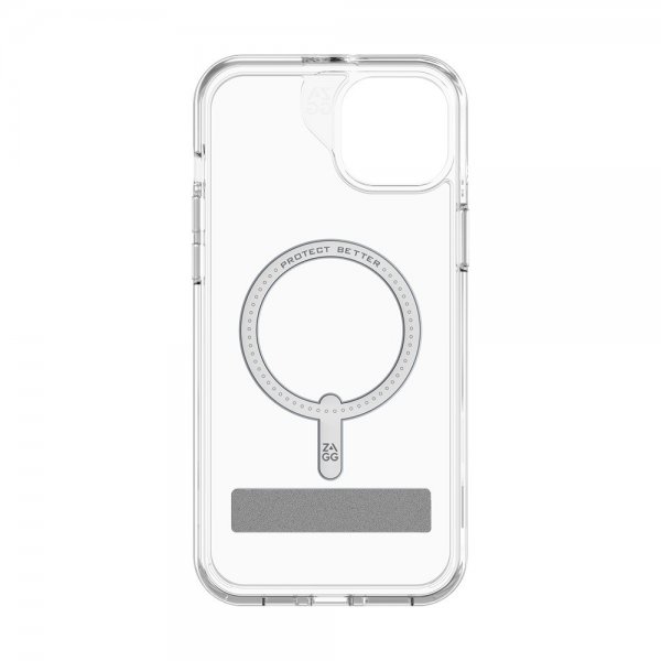 ZAGG iPhone 14 Plus/iPhone 15 Plus Suojakuori Crystal Palace Snap Kickstand Clear