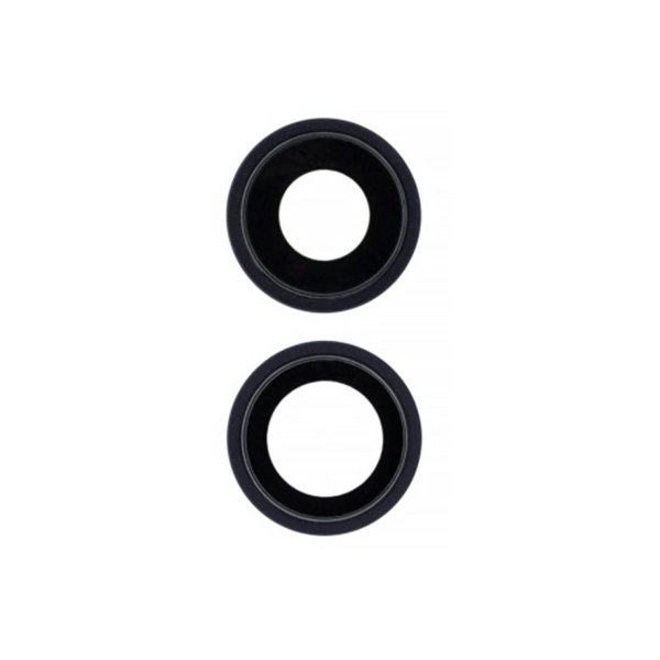 iPhone 14 Plus -kameranlinssi kehyksellä - Musta