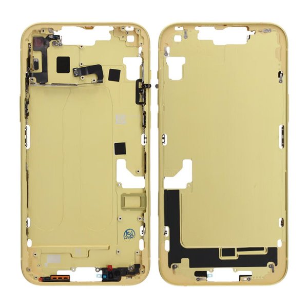 iPhone 14 Plus Keskikokoinen kehys pienosilla OEM - Keltainen