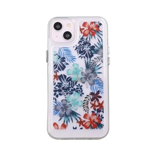 iPhone 14 Plus -kuori, jossa Punaisia Kukkia