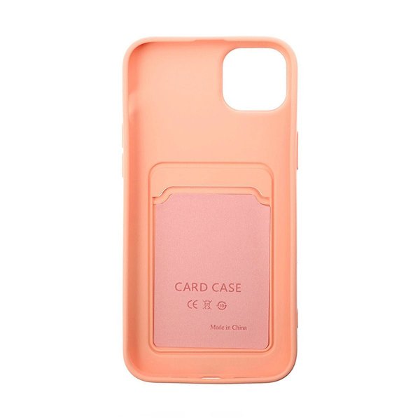 iPhone 14 Plus -kuoret korttipidikkeellä, pinkki