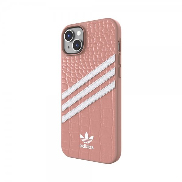 Adidas iPhone 14 Plus -kuori 3 Stripes Snap Case Alligator Pink