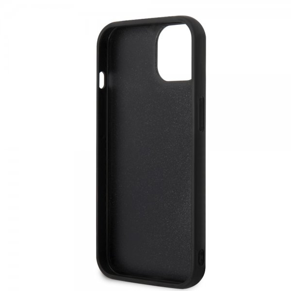 Karl Lagerfeld iPhone 14 Plus -suojakuori 3D Rubber Karl & Choupette Musta