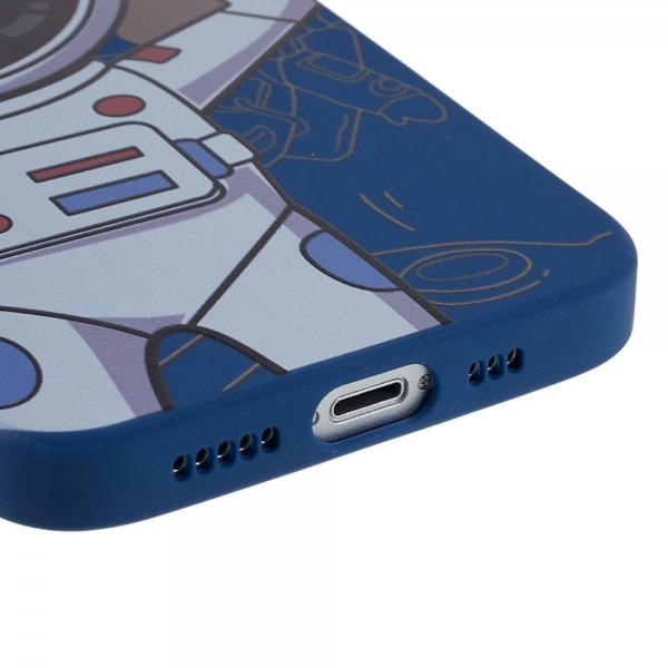 iPhone 14 Plus -kuoret, astronautti, sinivihreä