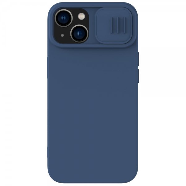 Nillkin iPhone 14 Plus CamShield Silky MagSafe -kuori, sininen