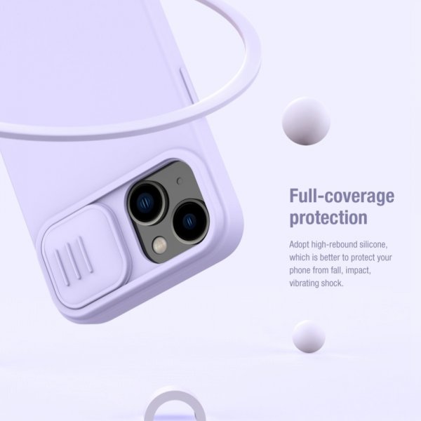 Nillkin iPhone 14 Plus CamShield Silky MagSafe Kuori Violetti