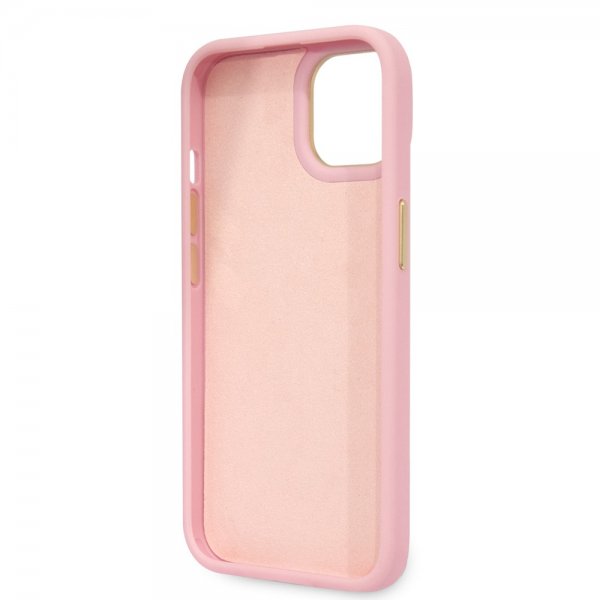 Guess iPhone 14 Plus Suojakuori Croco Pink