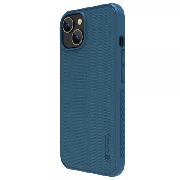 Nillkin iPhone 14 Plus -suojakuori Frosted Shield Pro MagSafe Sininen