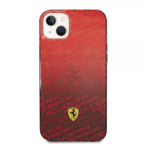 Ferrari iPhone 14 Plus kuori Gradient Scuderia punainen