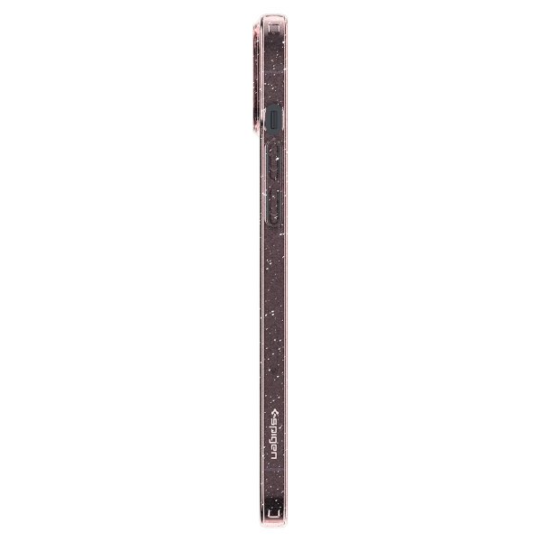 Spigen iPhone 14 Plus kuori Liquid Crystal Glitter Rose Quartz