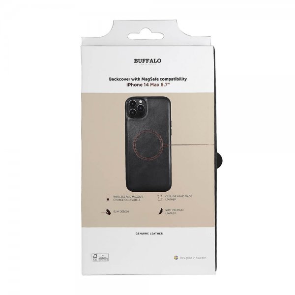 Buffalo iPhone 14 Plus Kuori MagSeries Musta