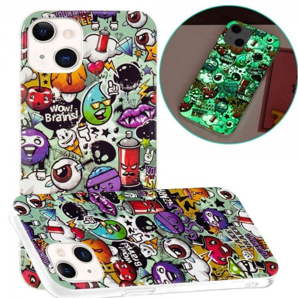 iPhone 14 Plus -kuoret (Graffiti-kuvio)