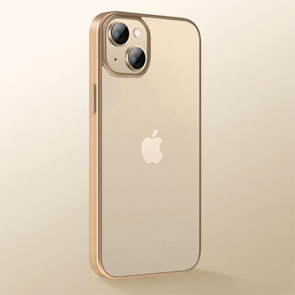 X-Level iPhone 14 Plus -suojakuori Nature Color Series, kulta
