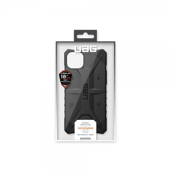 Urban Armor Gear (UAG) iPhone 14 Plus -suojakuori Pathfinder, musta