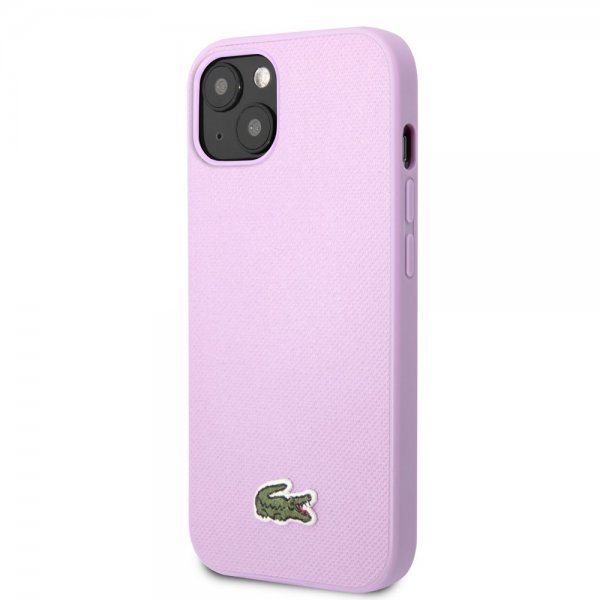 Lacoste iPhone 14 Plus -kuori, Petit Piqué Logo, violetti