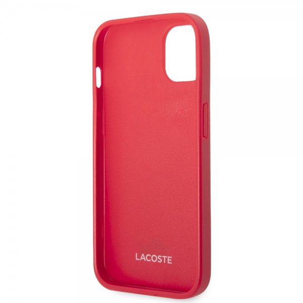 Lacoste iPhone 14 Plus -kuori Petit Pique Logo Punainen