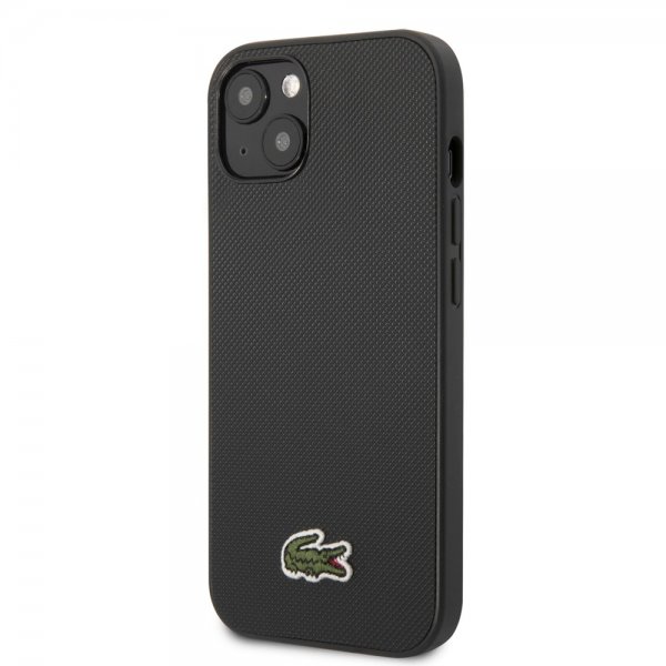 Lacoste iPhone 14 Plus -kuori, Petit Pique Logo, musta